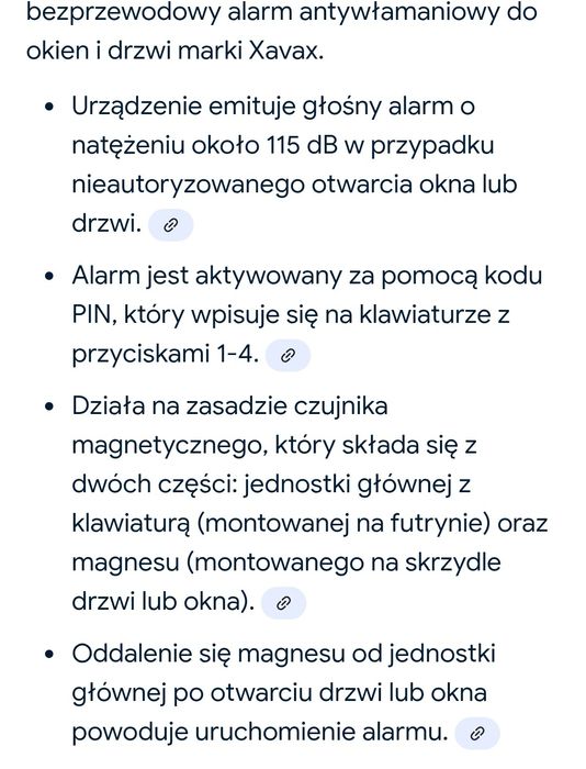 Bezprzewodowy alarm antywłamaniowy do drzwi lub okien