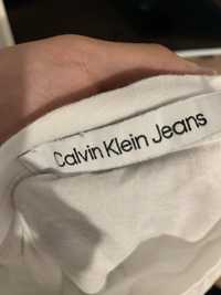 Koszulka biala Calvin Klein. Stan idealny. Rozmiar: S