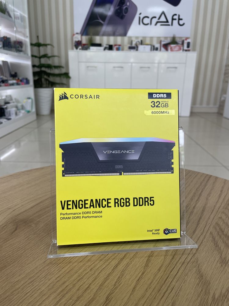 Пам'ять Corsair 32 GB (2x16GB) DDR5 6000 MHz