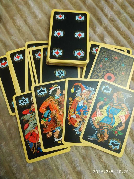 Игральные карты Палех 1991г.