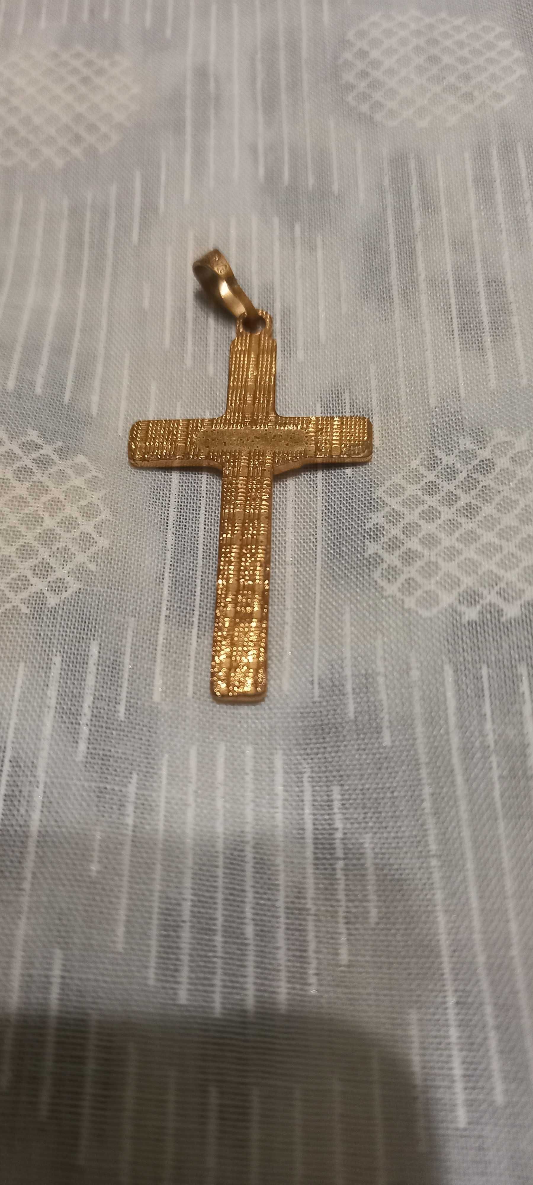 Крест, крестик с медицинского золота б у