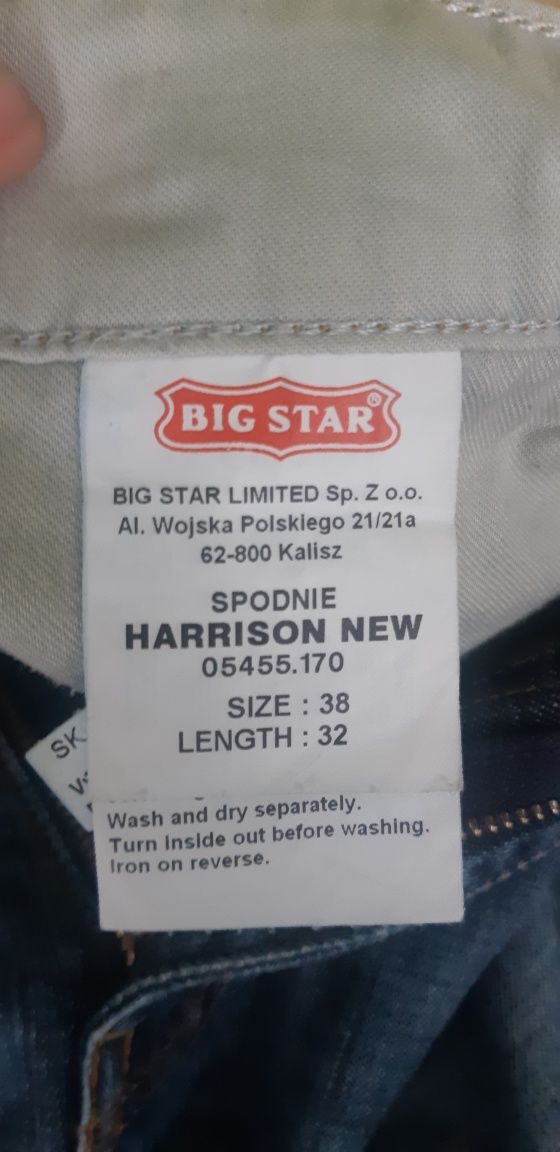 Spodnie Big Star