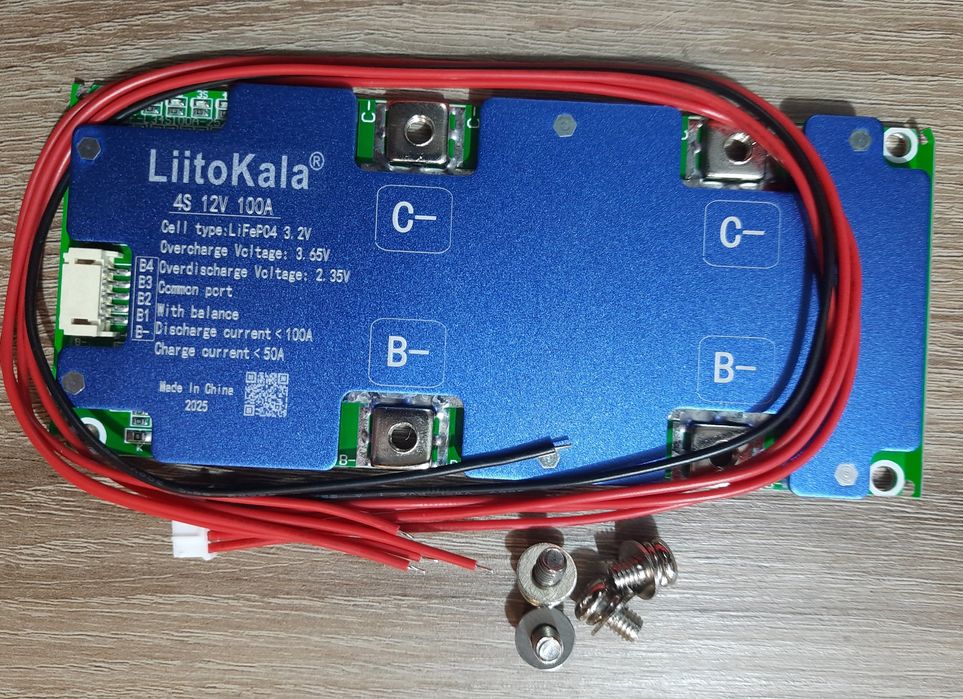 Плати BMS LifePo4 12V 4S 100A