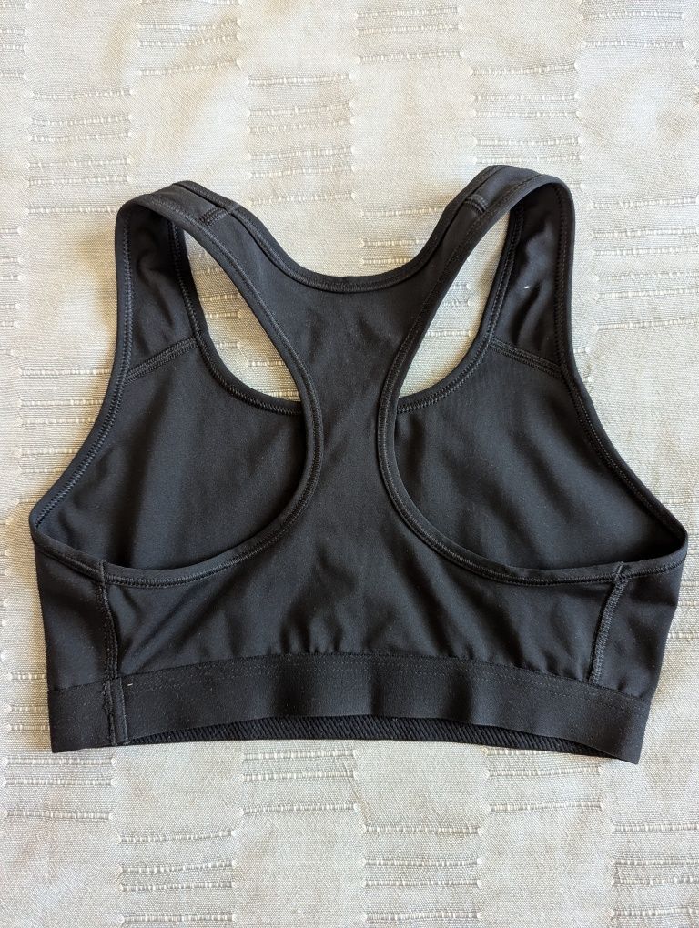 Компрессионный топ женский Nike Dri-FIT Swoosh black/white. S
