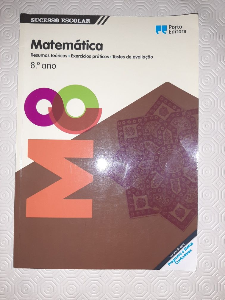 M8 Matemática 8°ano Apoio escolar