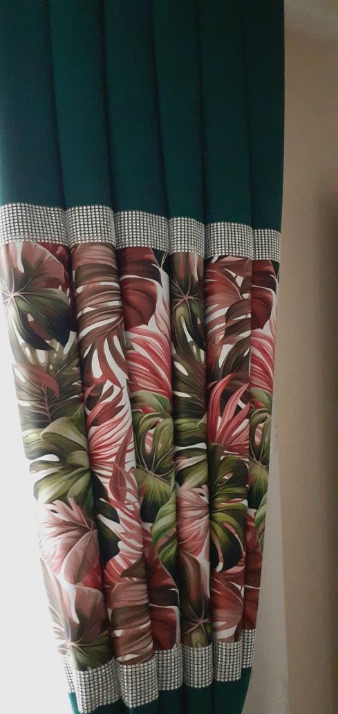 Zasłony nowy liść monstera