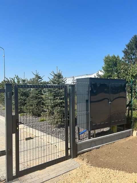 Najtaniej Ogrodzenie Panelowe ZESTAWY panel 3D słupek obejmy KOMPLET