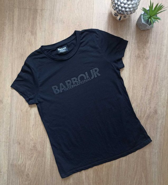 Barbour International czarny t-shirt S