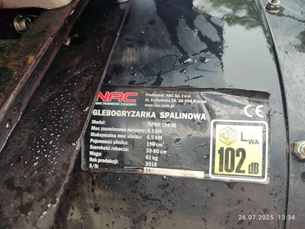 Sprzedam glebogryzarkę