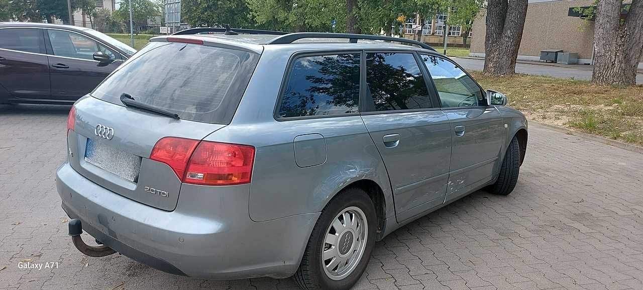 Audi A4 B7 Kombi 2007r 2.0 140KM Automat DB Stan!Klima!Alu!Hak!Polecam