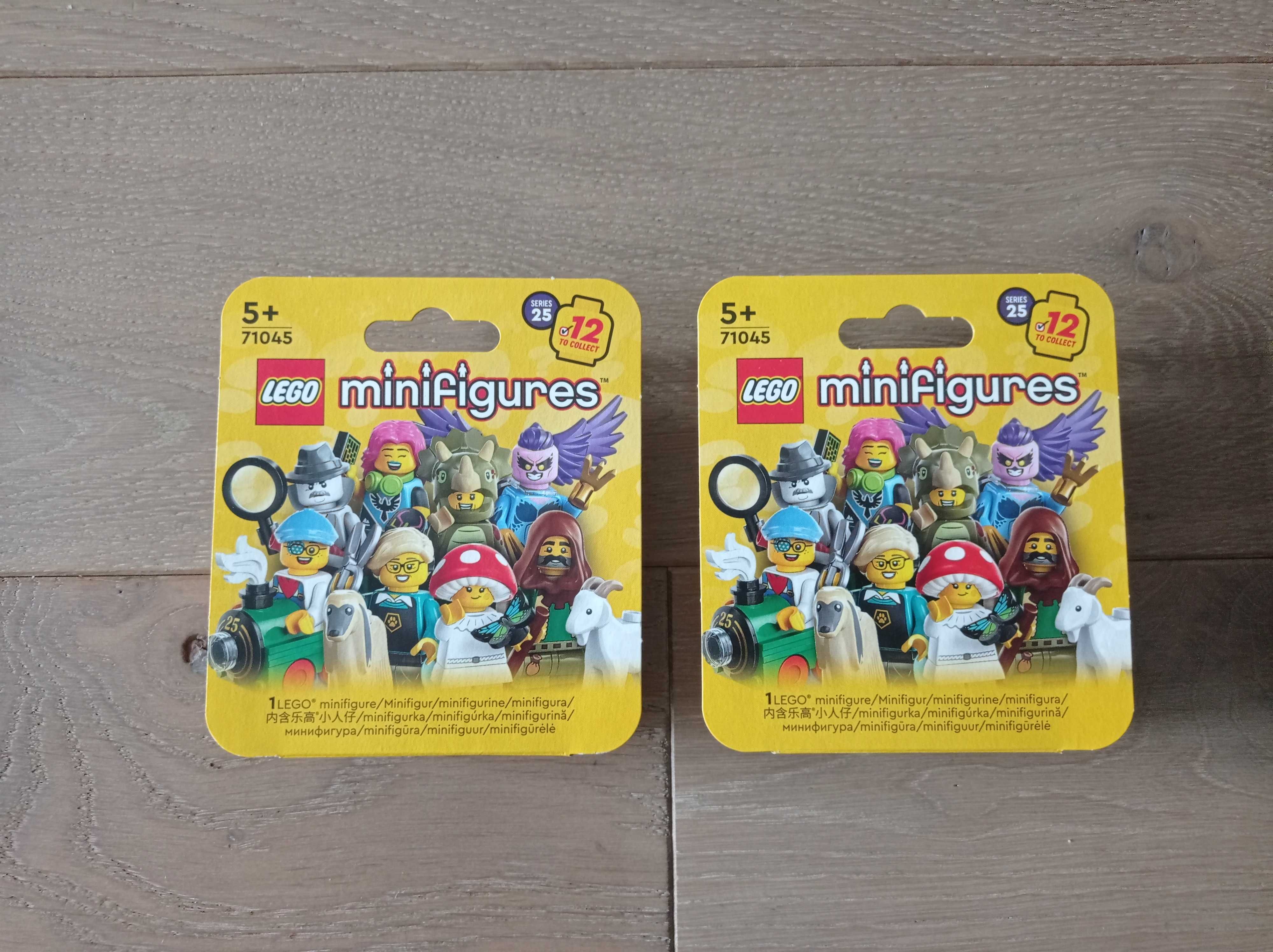 2  sztuki LEGO 71045 minifigures seria 25 Bat Lord Basil Rycerz Castle