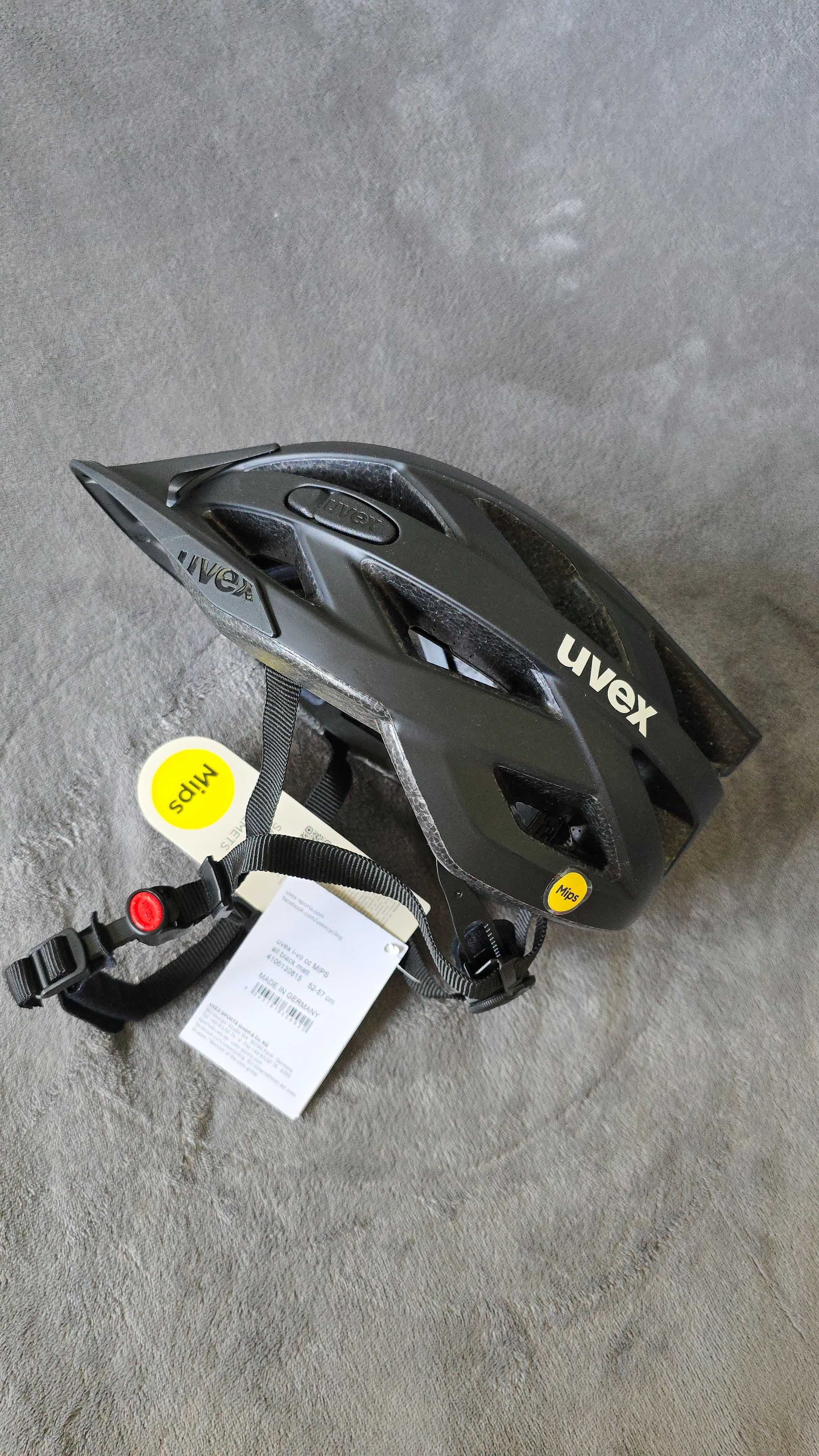 Kask mtb enduro UVEX I-VO CC MIPS czarny matt 52-57cm Ma Mikro Ryski