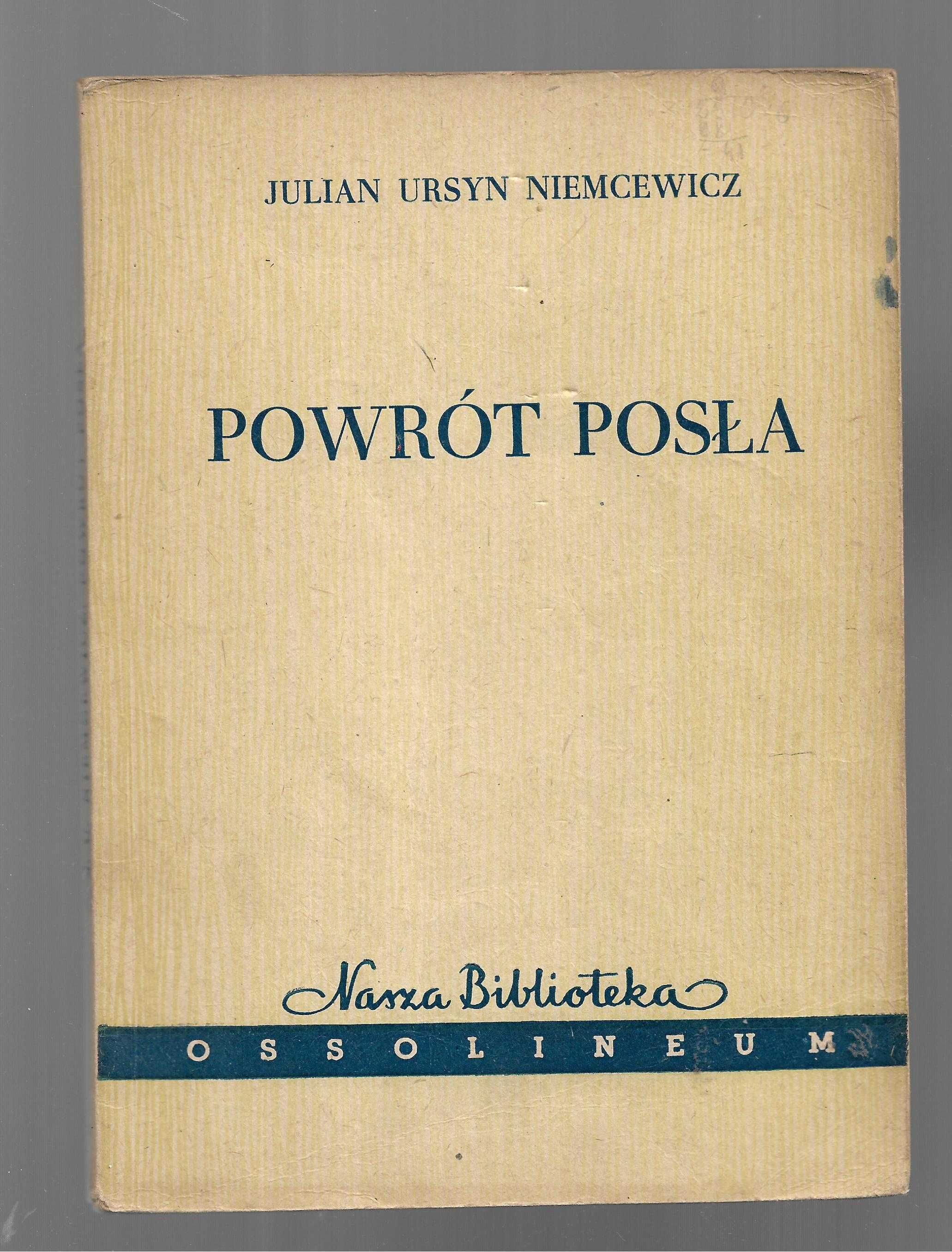 Powrót posła Julian Ursyn Niemcewicz 1958