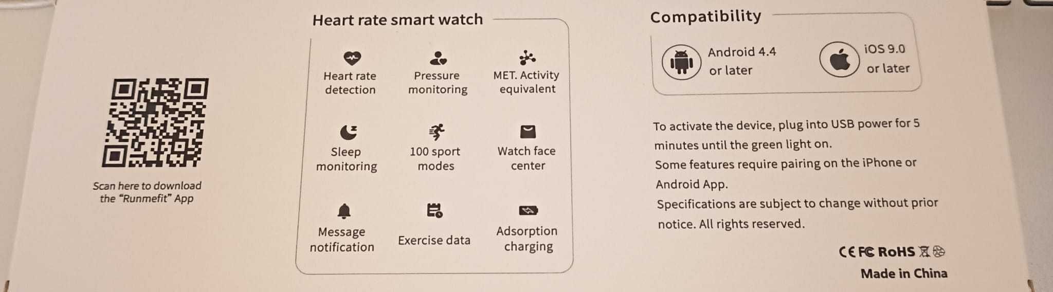 Relógio GTS4 Smartwatch
