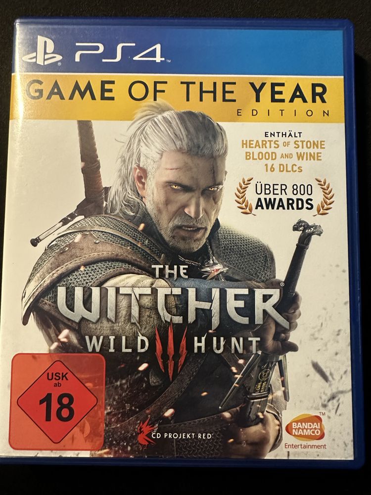 The Witcher Wild Hunt Game of the Year PS4