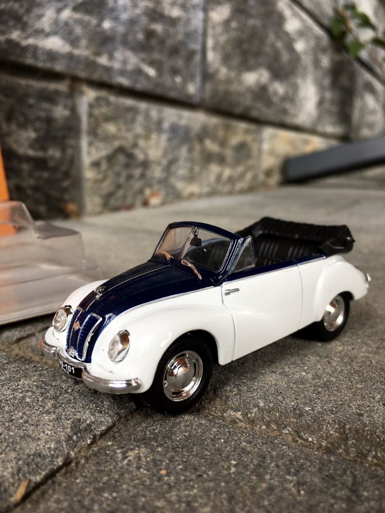 Czasopismo-IFA F9 CABRIO-auta PRL,model,autka,kolekcja,blister,gazetka