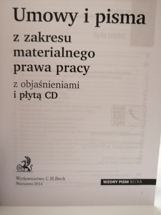 Umowy i pisma z zakresu materialnego prawa pracy