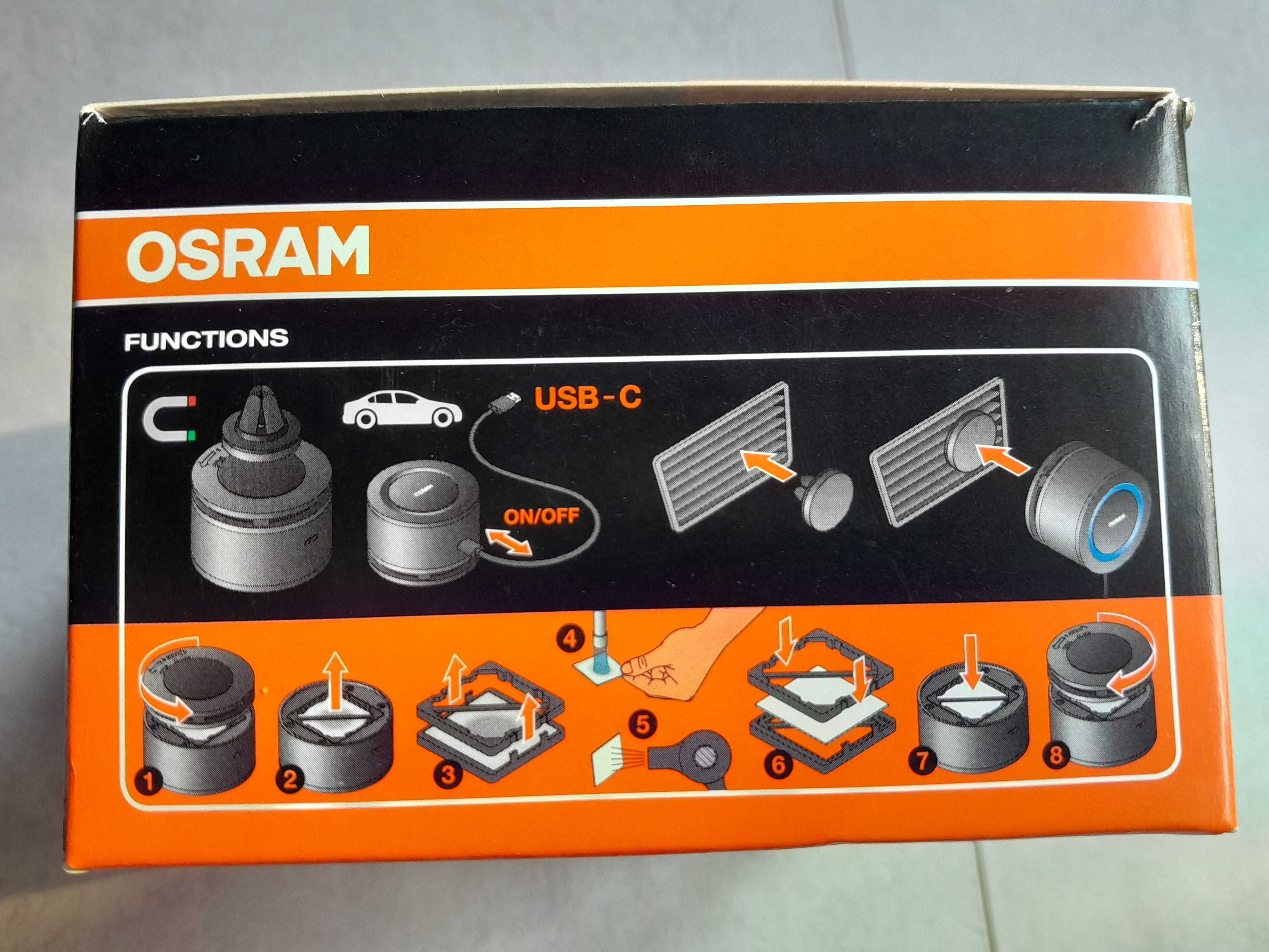 Oczyszczacz powietrza OSRAM AirZing Mini UV LED USB nowy outlet