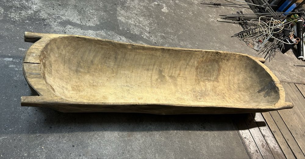 Góralskie koryto drewniane