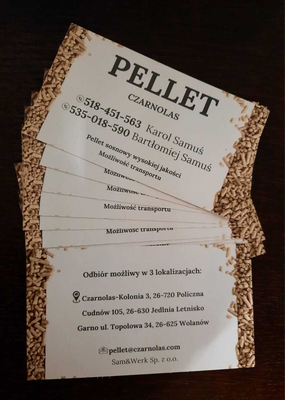 Pellet sosnowy, polski producent