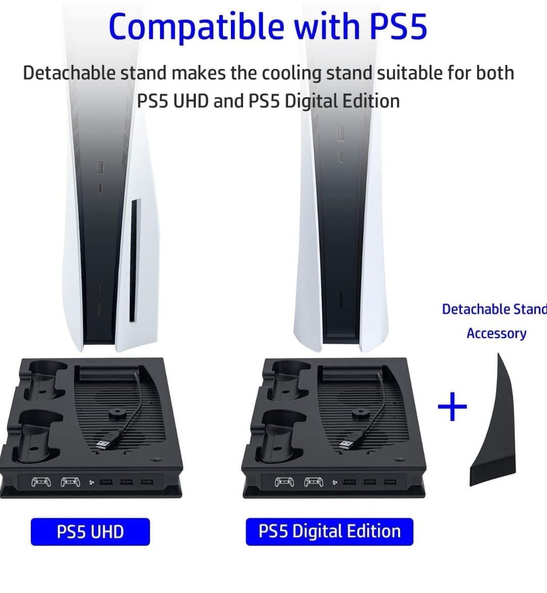 Podstawka Chłodząca / Stacja Ładująca  do  PS5