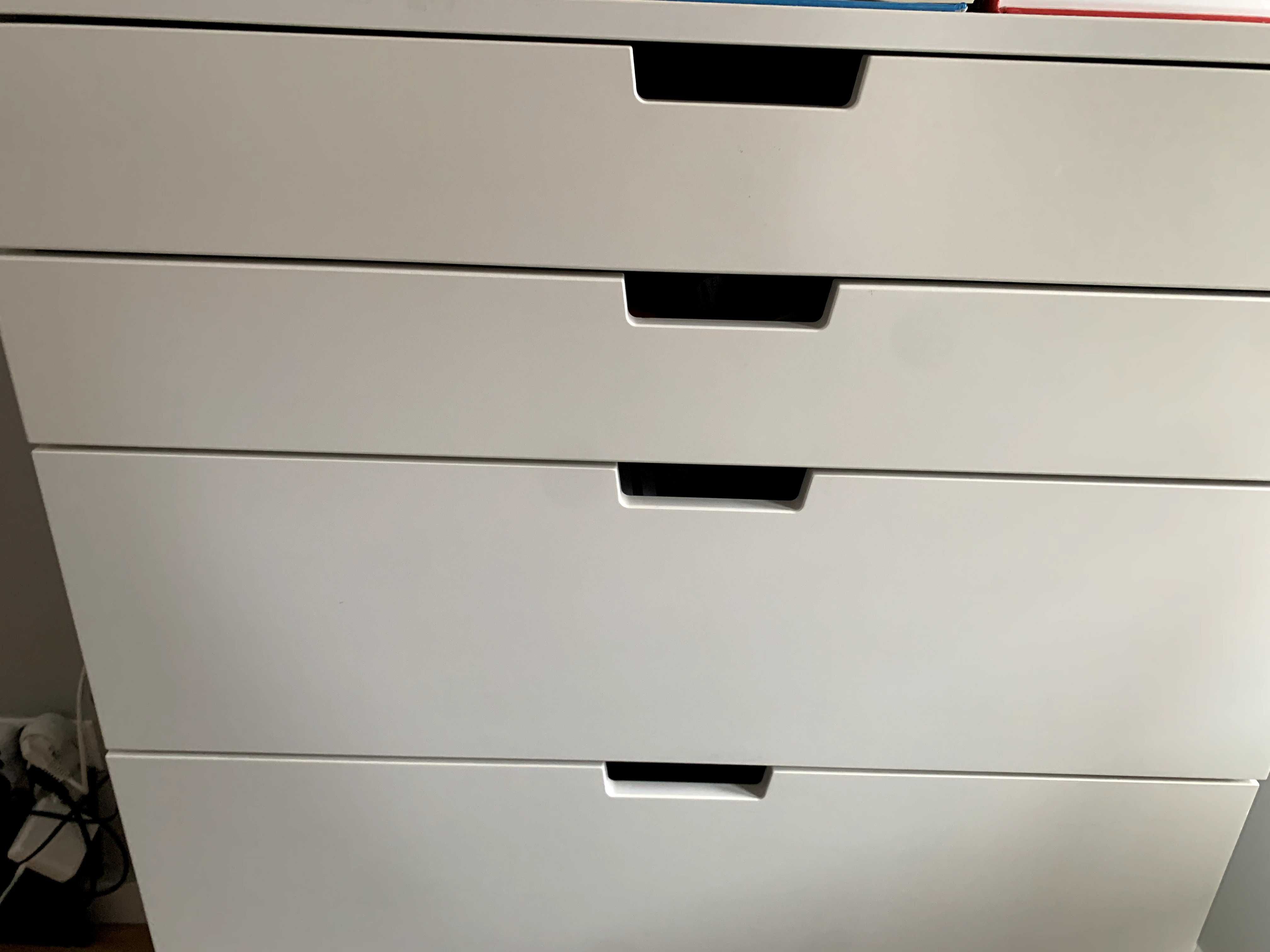 Ikea Kallax komoda biała 6 szuflad duża pojemna zadbana
