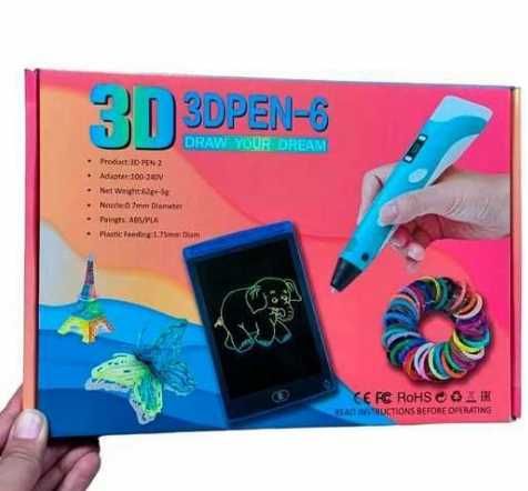 3д ручка PEN-3 з трафаретами та LCD дисплеєм для малювання пластиком