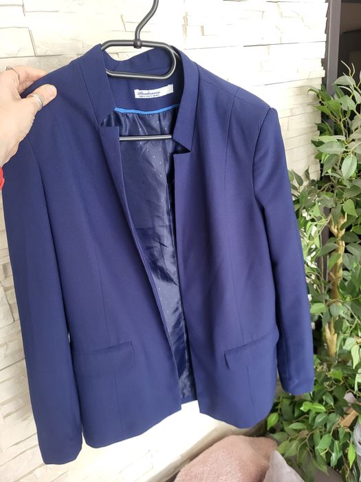 Granatowa damska marynarka