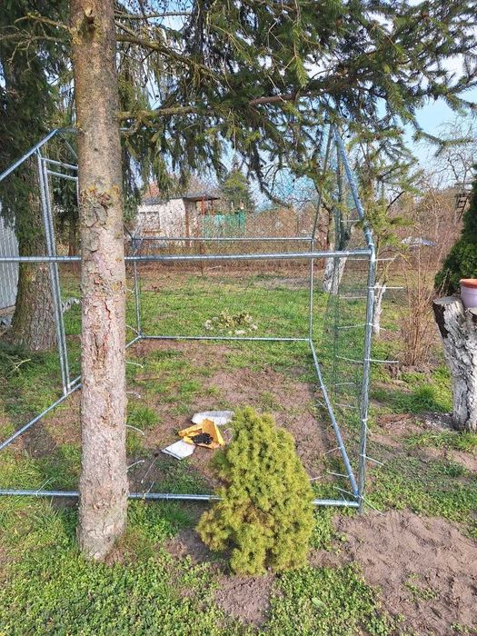 Namiot klatka woliera dla zwierząt drobiu roślin wymiar 3x8m