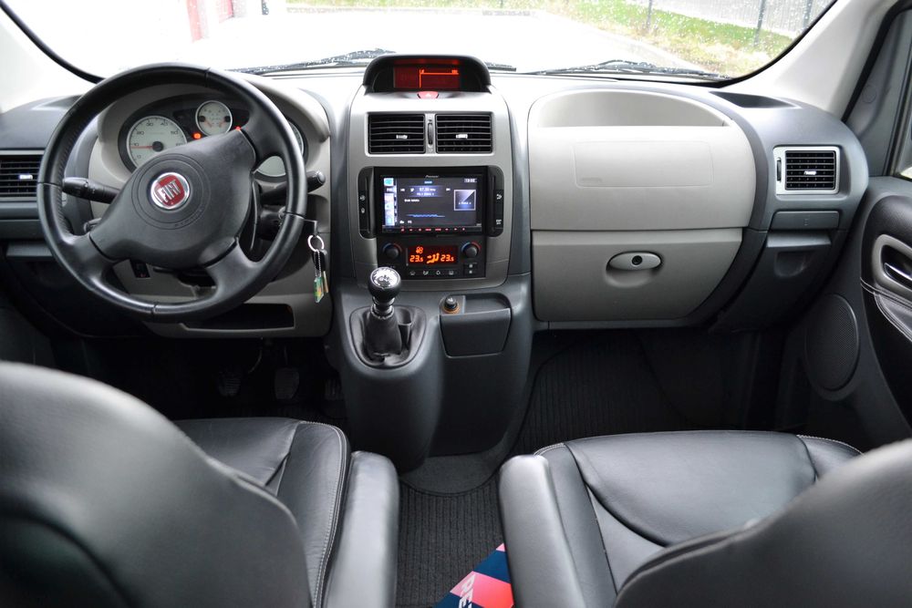 Fiat Scudo 2.0JTD 128KM**LONG**8-osobowy**Skóra**Navi**Czujniki park.