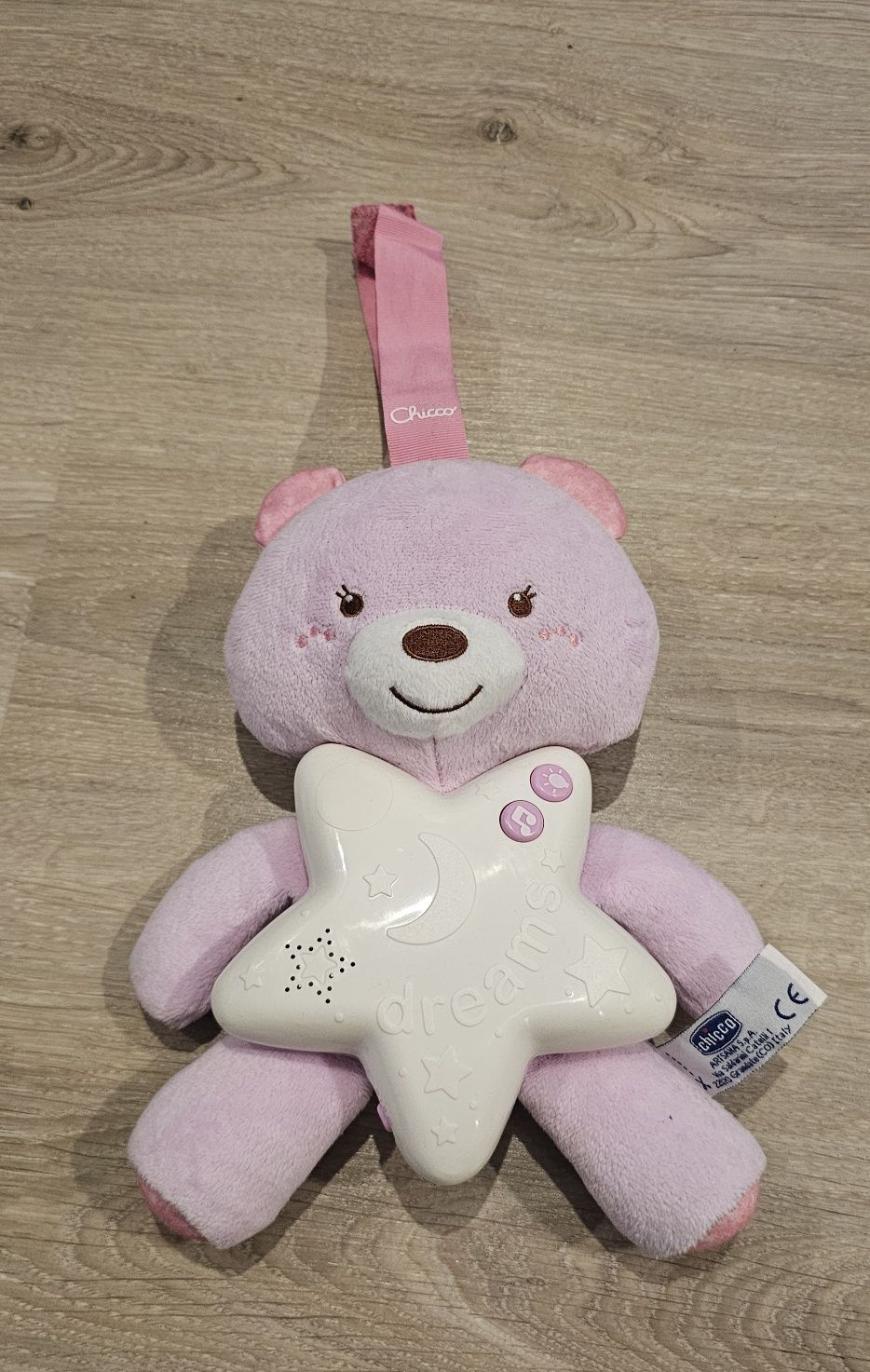 Chicco miś,lampka nocna,uspokajacz z  dźwiękami