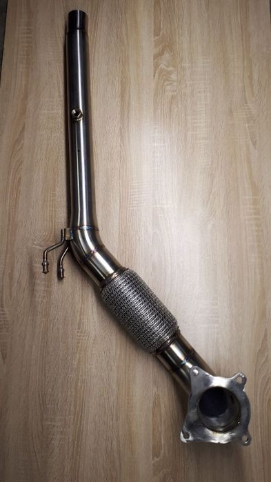 Даунпайп Skoda Octavia A5 Audi A3  Downpipe HEAT SHIELD