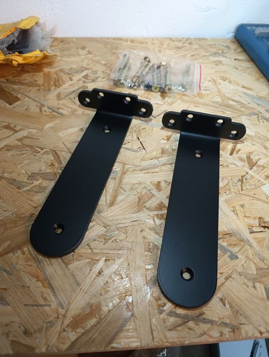 2 x wspornik półki loft, drewno