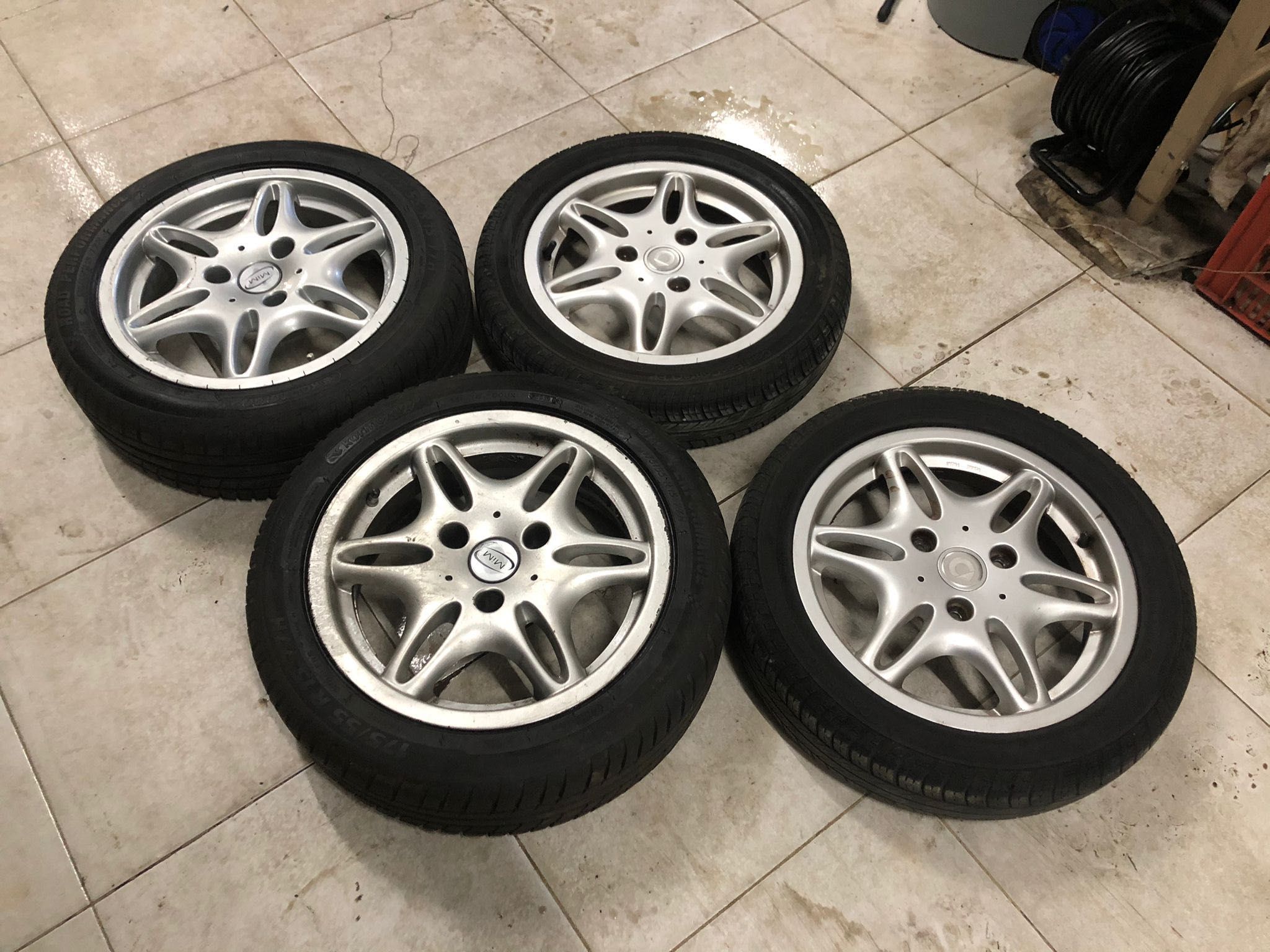 Jantes Smart Fortwo com pneus