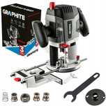 Graphite Frezarka Górnowrzecionowa 1300w Uchwyt 6-8-12mm 59g717