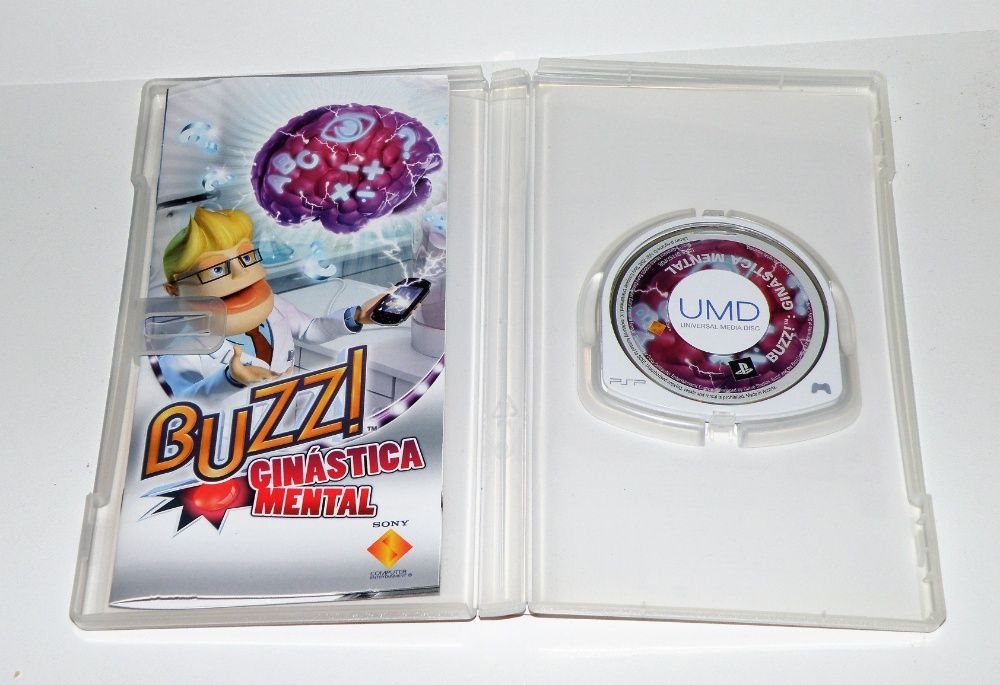 Jogo Buzz Ginástica Mental PSP