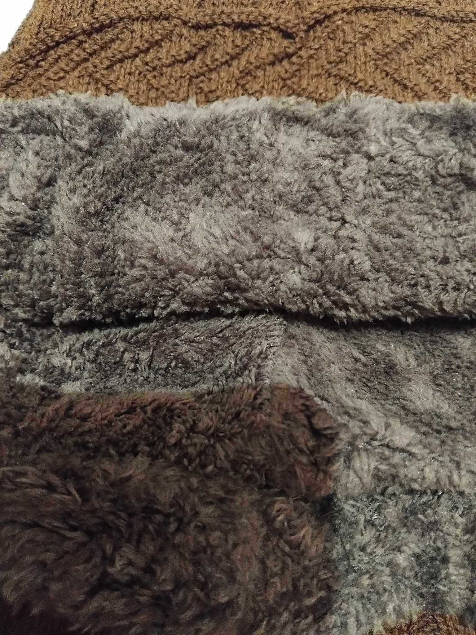 Piękna czapka zimowa plus dwa zimowe kominy z futerkiem najtaniej