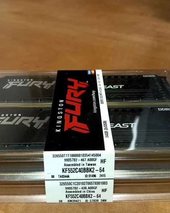 Оперативна пам'ять Kingston Fury 64GB 5200 DDR5