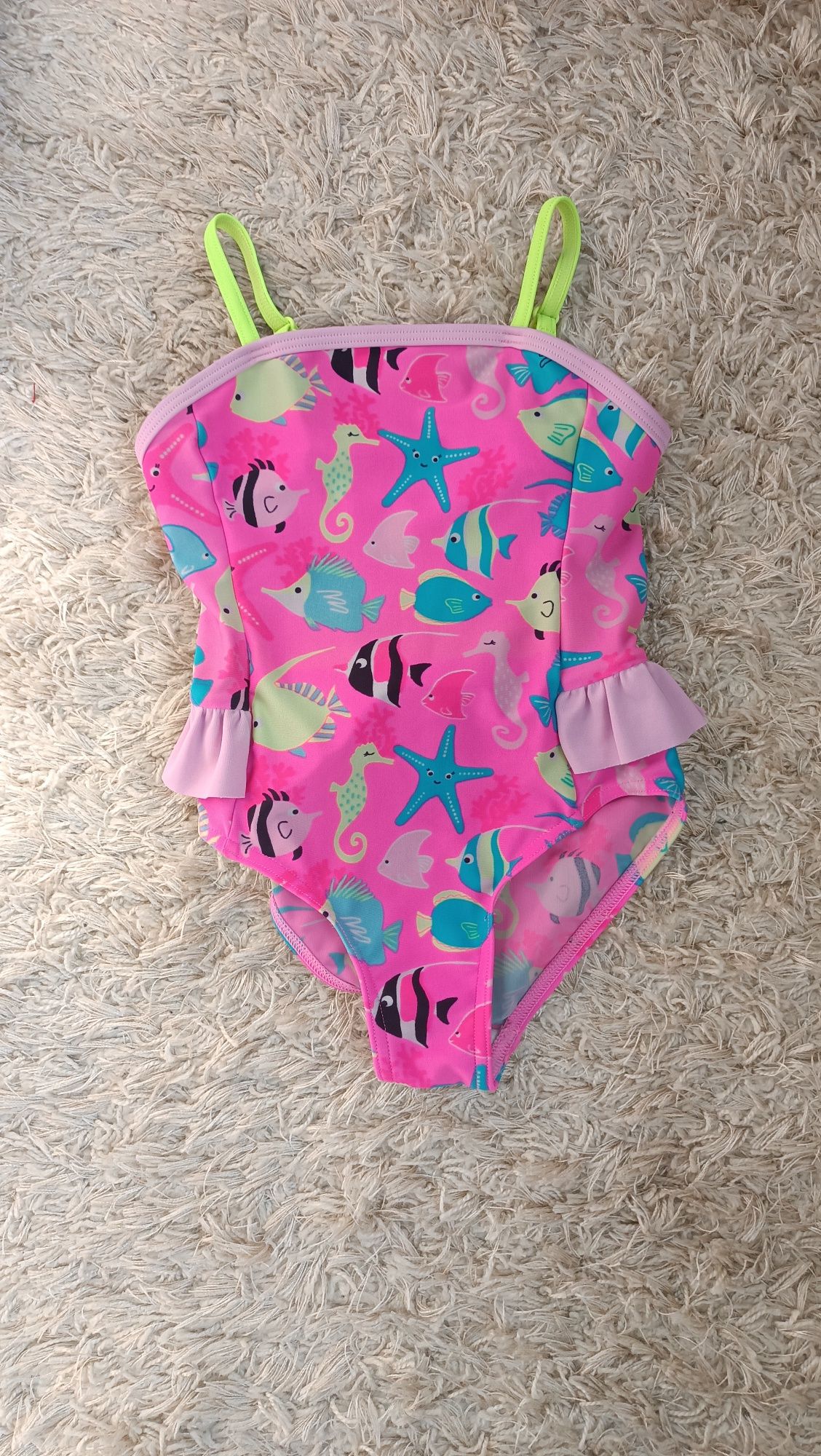 Śliczny strój kąpielowy r 104 dla dziewczynki bikini dla dziewczynki
