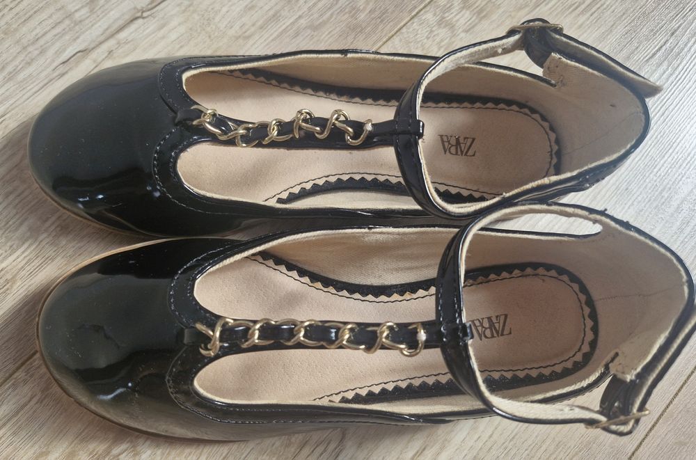 balerinki lakierowane zara