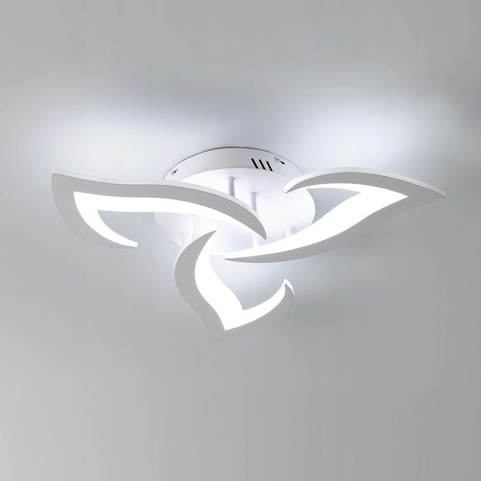 Люстра акрилова " Ластівчиний Хвіст" білого кольору