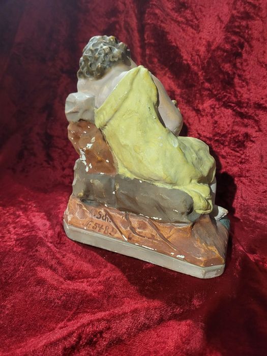 Święty Jan Chrzciciel stara figurka