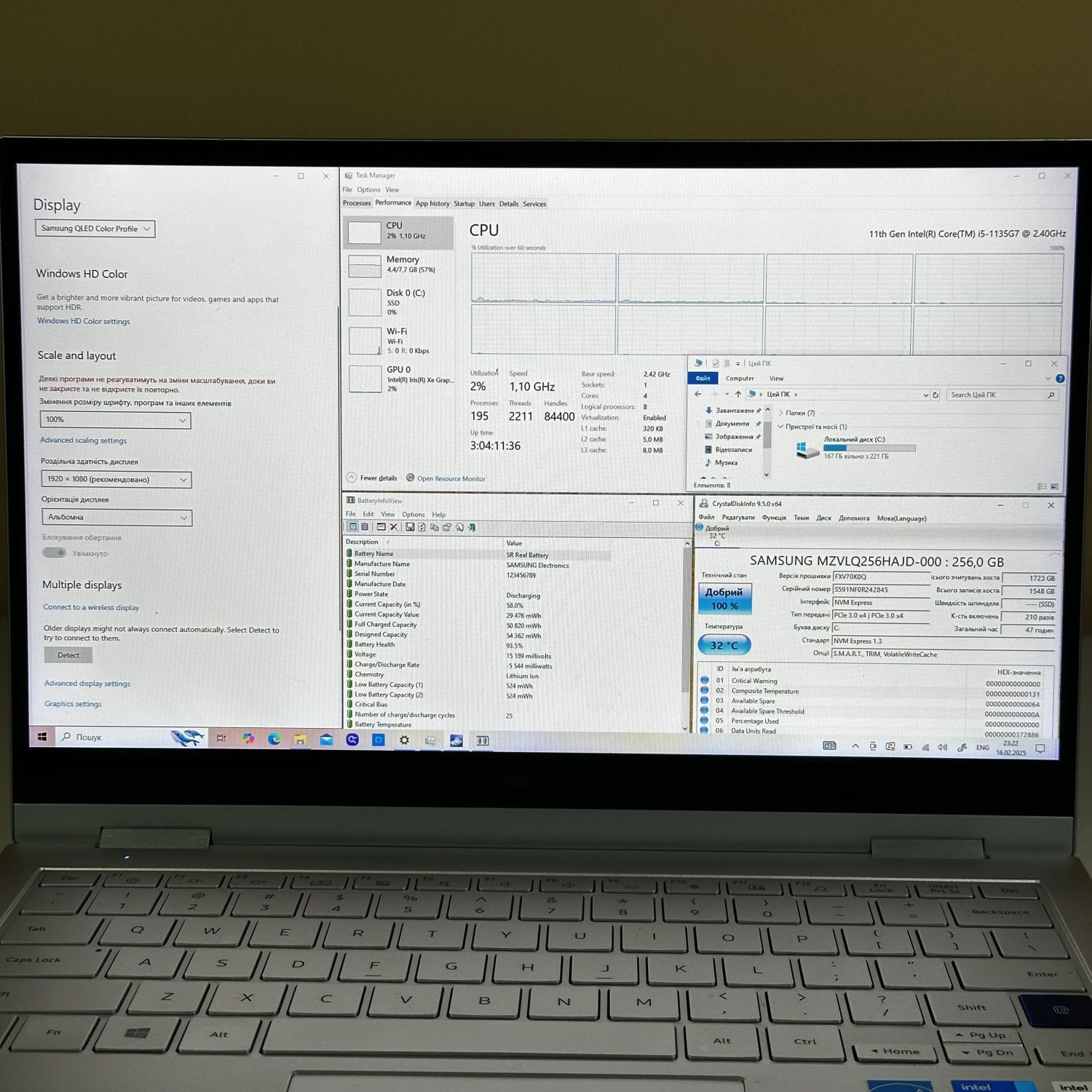 Samsung Galaxy Book Flex2 Alpha 13 NP730QDA-KB3US i5-1135G7 8/256GB Xe