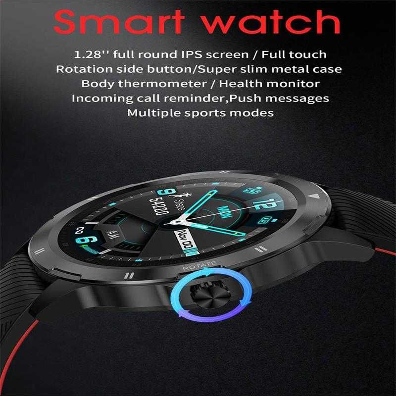 SmartWatch K15 tętno, ciśnienie, O2, powiadomienia, menu PL.