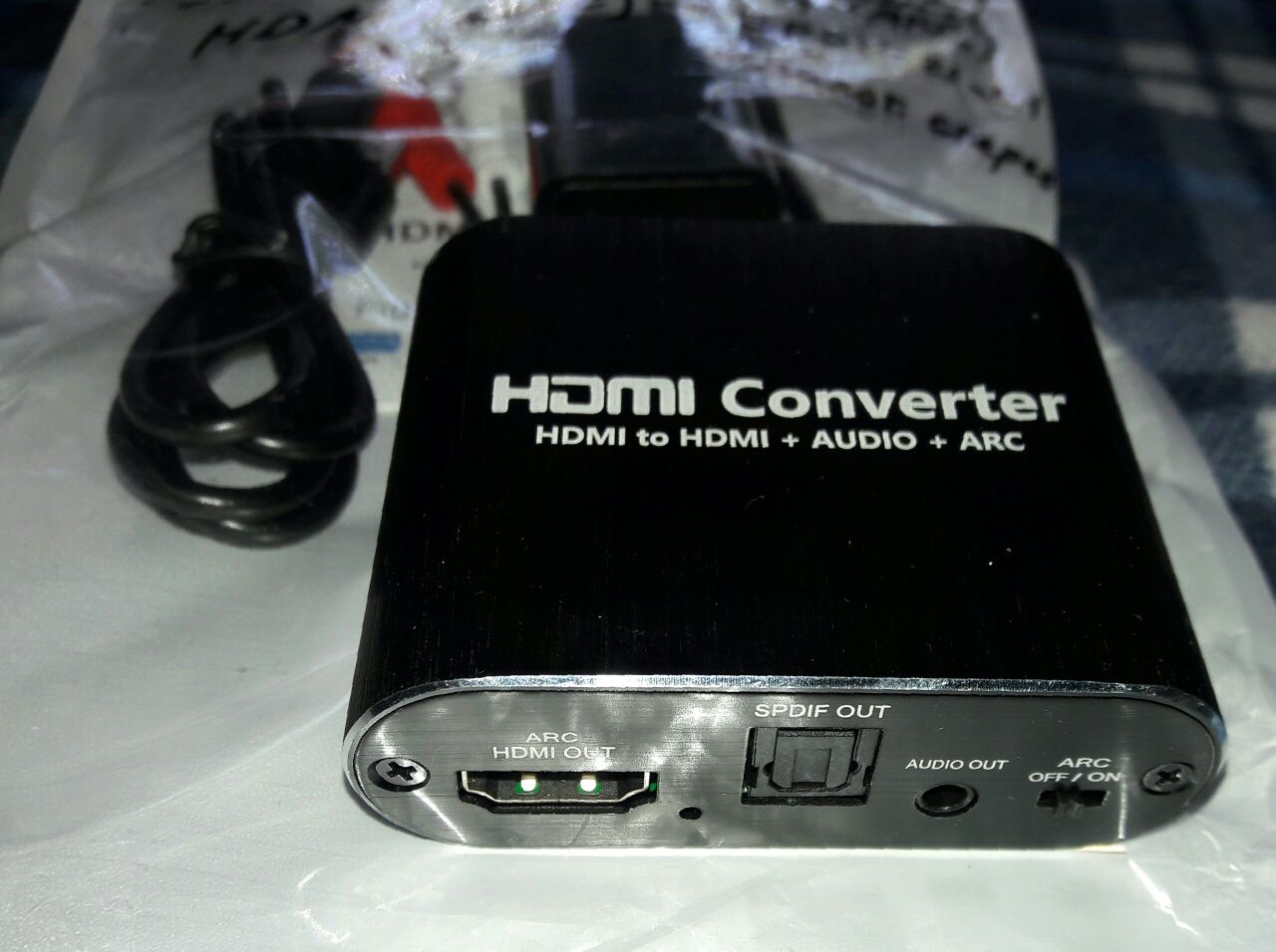 HDMI экстрактор звука (обычного и ARC) 2.1 и 5.1 в Оптический spdif