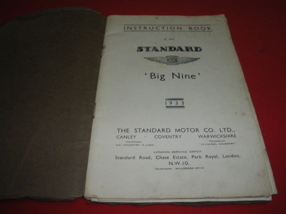 Standard 9 "Big Nine" - 1933