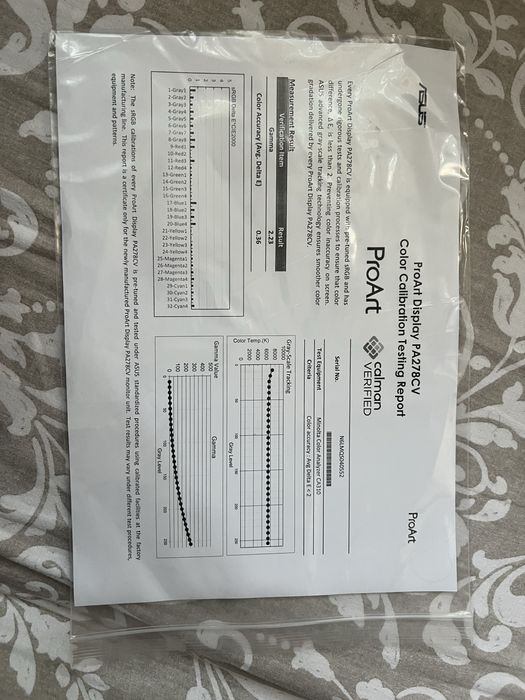 Monitor ASUS ProArt PA278CV 27" 2560x1440px IPS