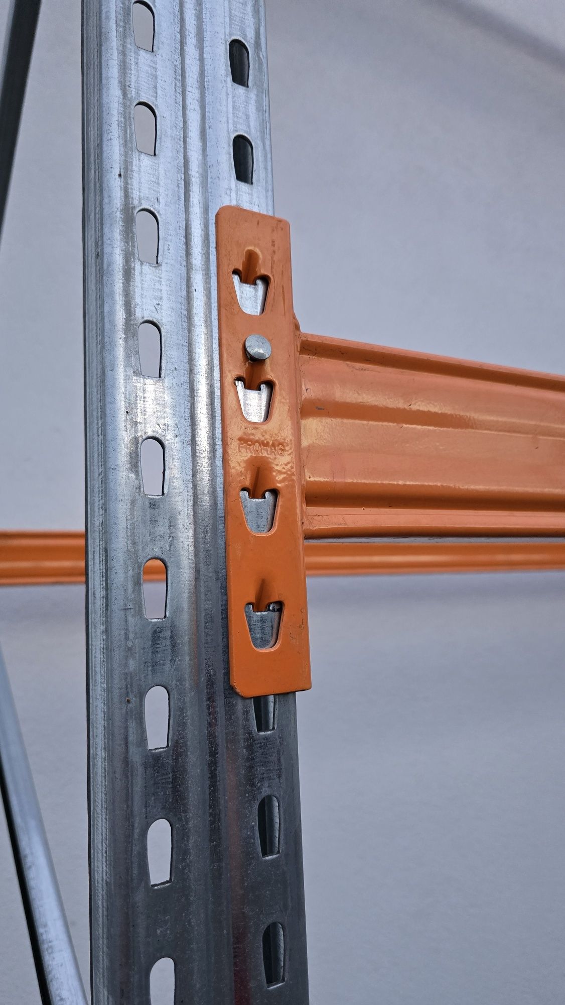 regał paletowy magazynowy promag z 2020 roku ocynk 600 kg 1 mp