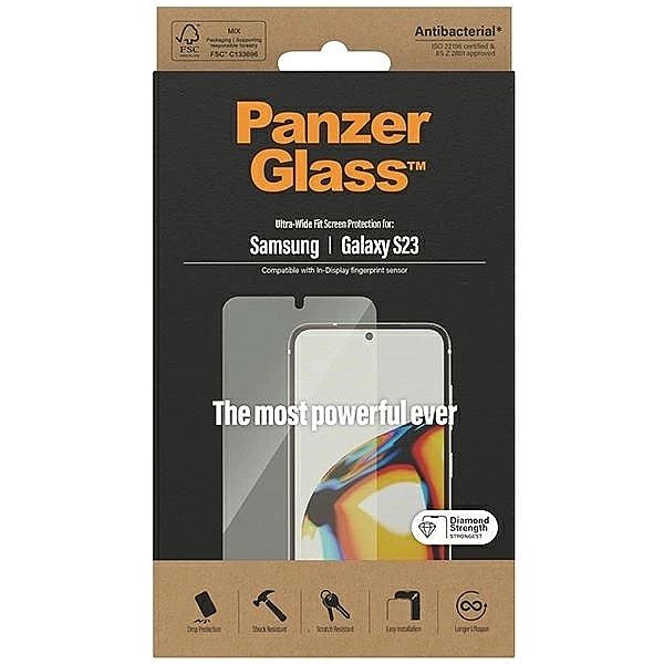 Szkło hartowane PanzerGlass Ultra-Wide Fit na Samsung Galaxy S23