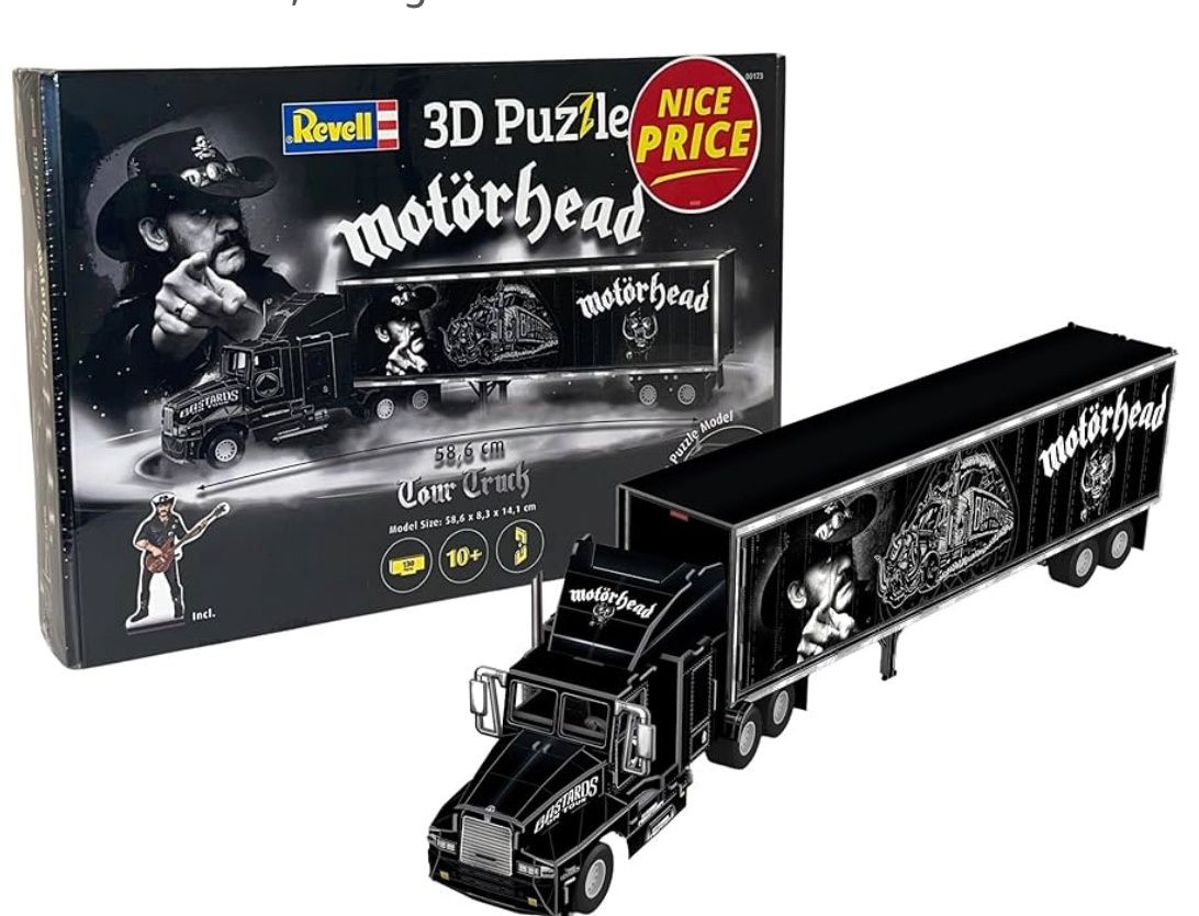 Puzzle 3D Motorhead Tour. Пазли нові, запаковані Made in Germany